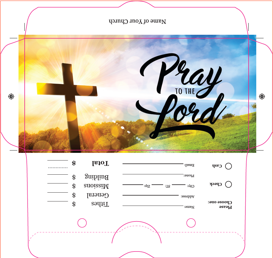 Pray Offering Envelope